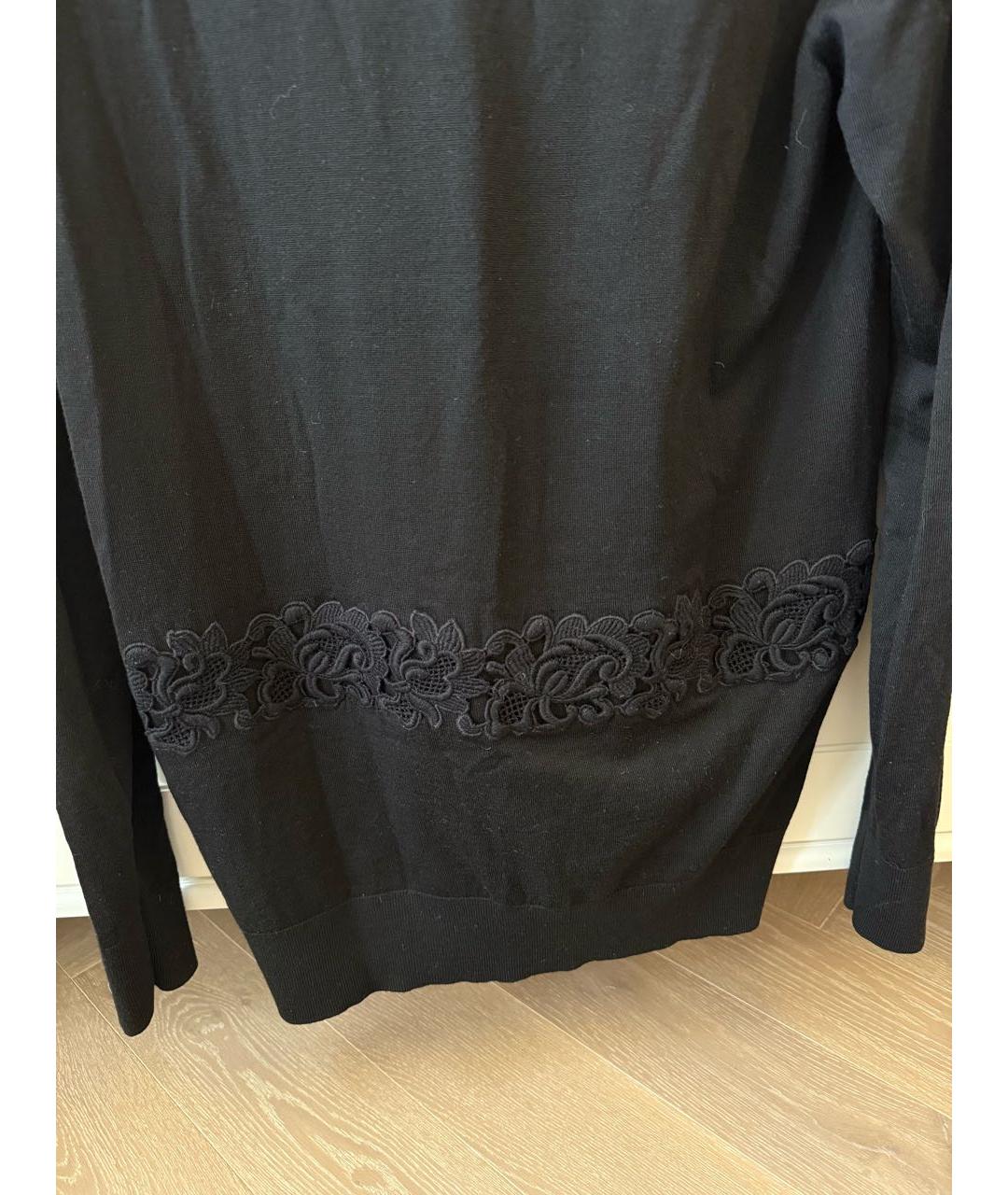 DOLCE&GABBANA Черный шерстяной джемпер / свитер, фото 6