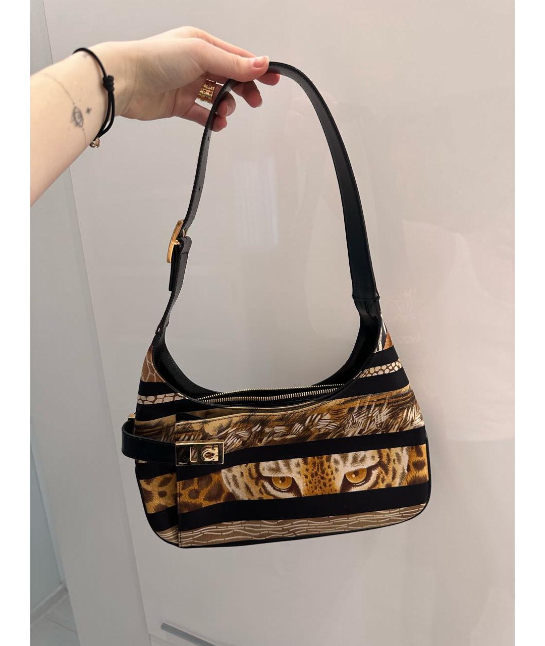 FERRAGAMO Мульти кожаная сумка с короткими ручками, фото 7