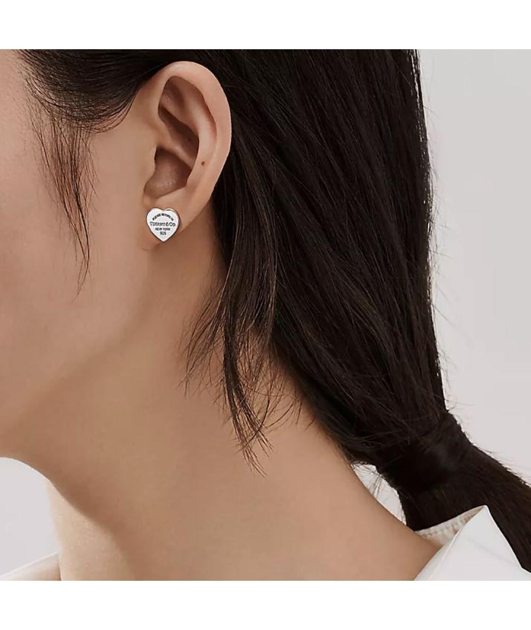 TIFFANY&CO Серебряные серебряные серьги, фото 2