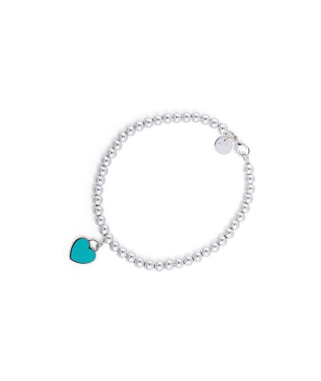 TIFFANY&CO Бирюзовый серебряный браслет, фото 4