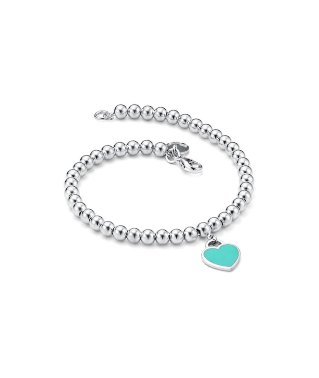TIFFANY&CO Бирюзовый серебряный браслет, фото 1