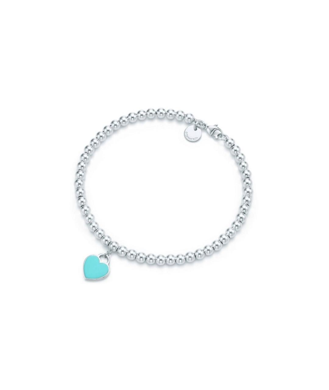 TIFFANY&CO Бирюзовый серебряный браслет, фото 2