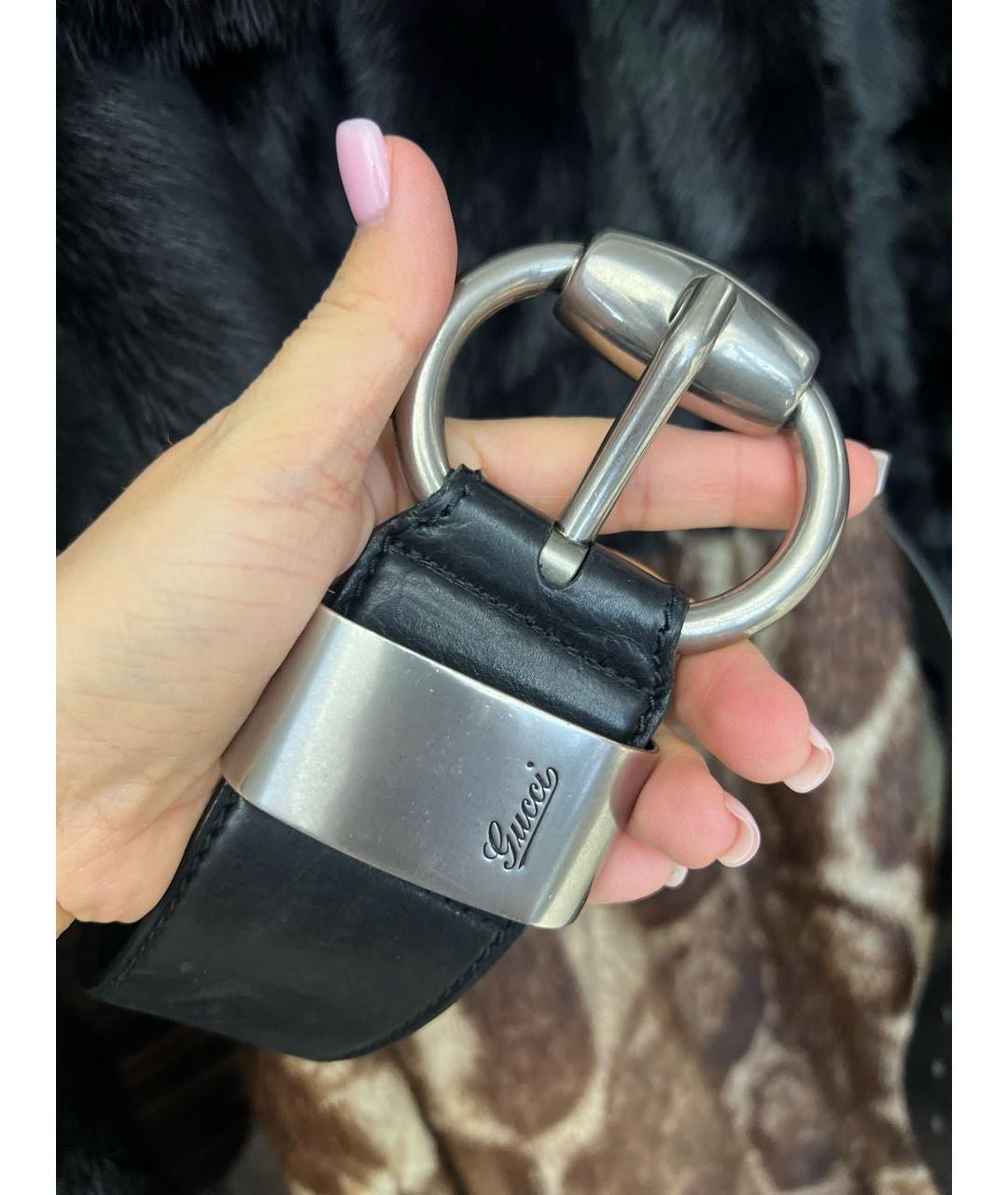 GUCCI Черная меховая шуба, фото 6