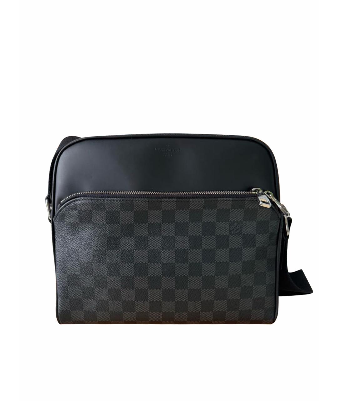 LOUIS VUITTON Черная сумка на плечо, фото 1