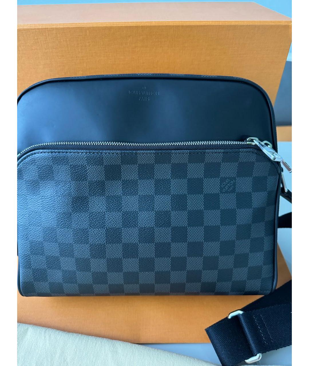 LOUIS VUITTON Черная сумка на плечо, фото 2