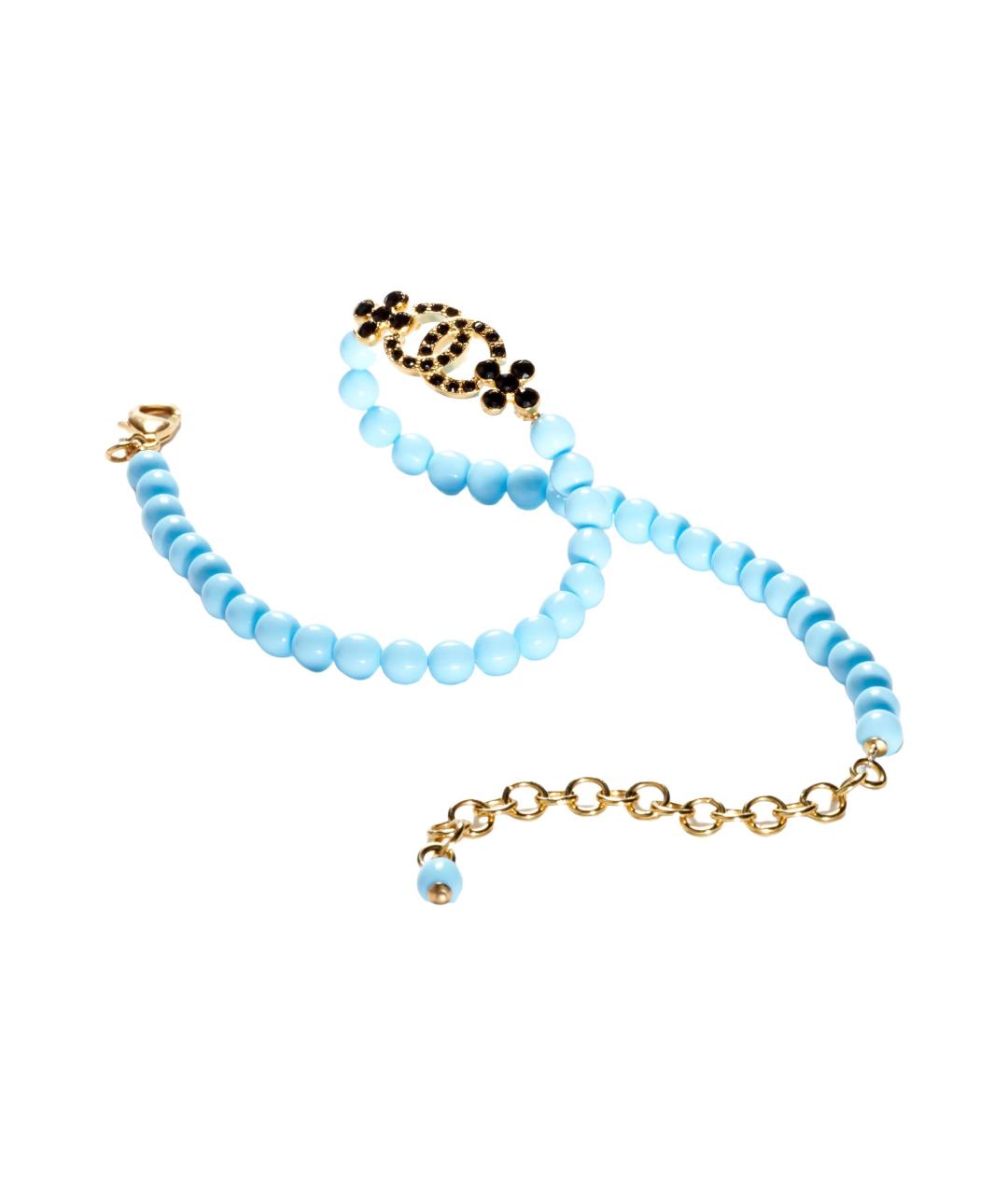 CHANEL Синее колье, фото 2