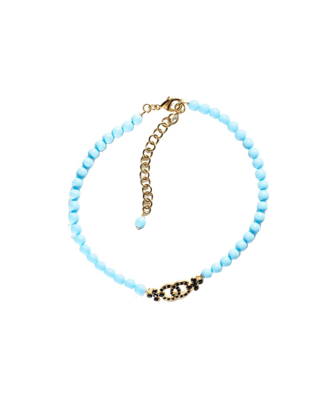 CHANEL Синее колье, фото 1