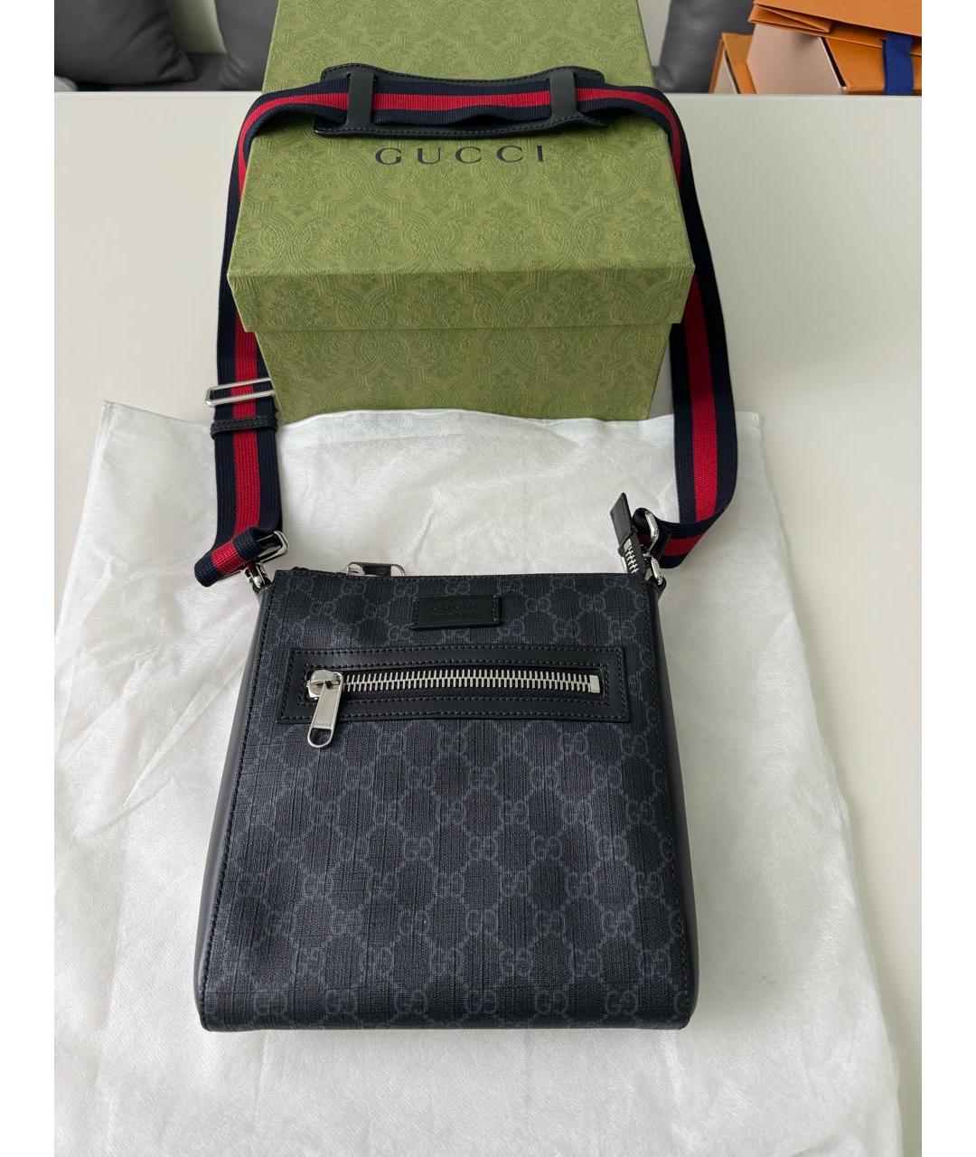GUCCI Черная сумка на плечо, фото 2