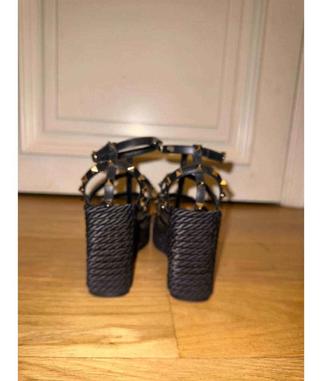 VALENTINO Черные босоножки, фото 2