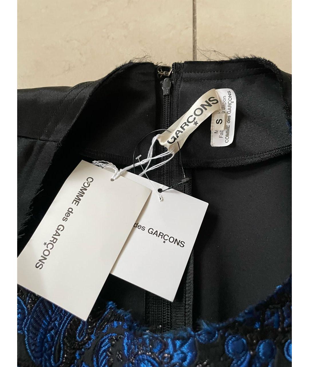 COMME DES GARÇONS Черное полиэстеровое вечернее платье, фото 7