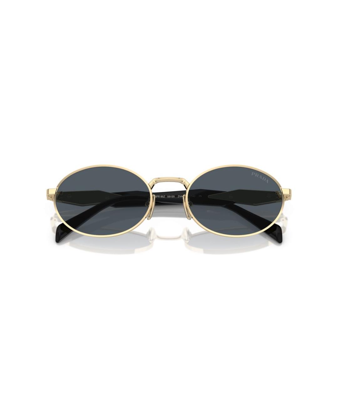 PRADA Черные металлические солнцезащитные очки, фото 9