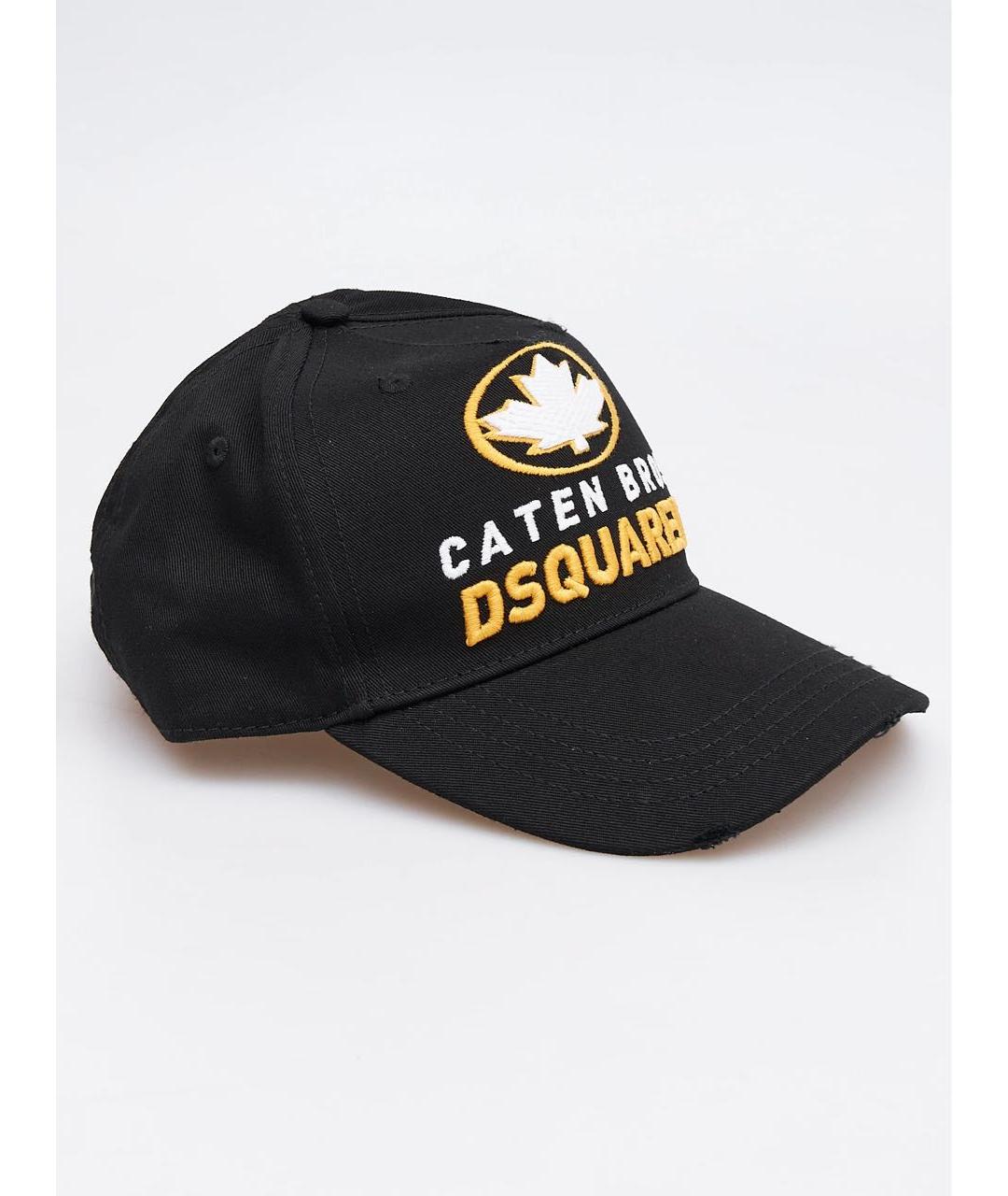 DSQUARED2 Черная хлопковая кепка/бейсболка, фото 2