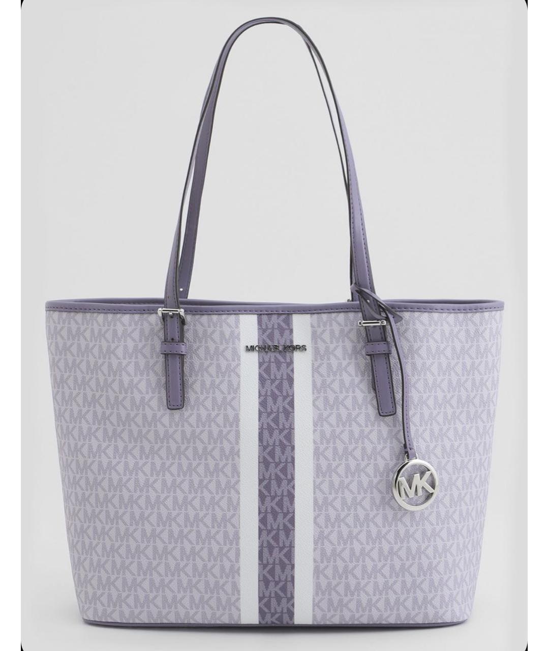 MICHAEL KORS Фиолетовая сумка тоут, фото 5