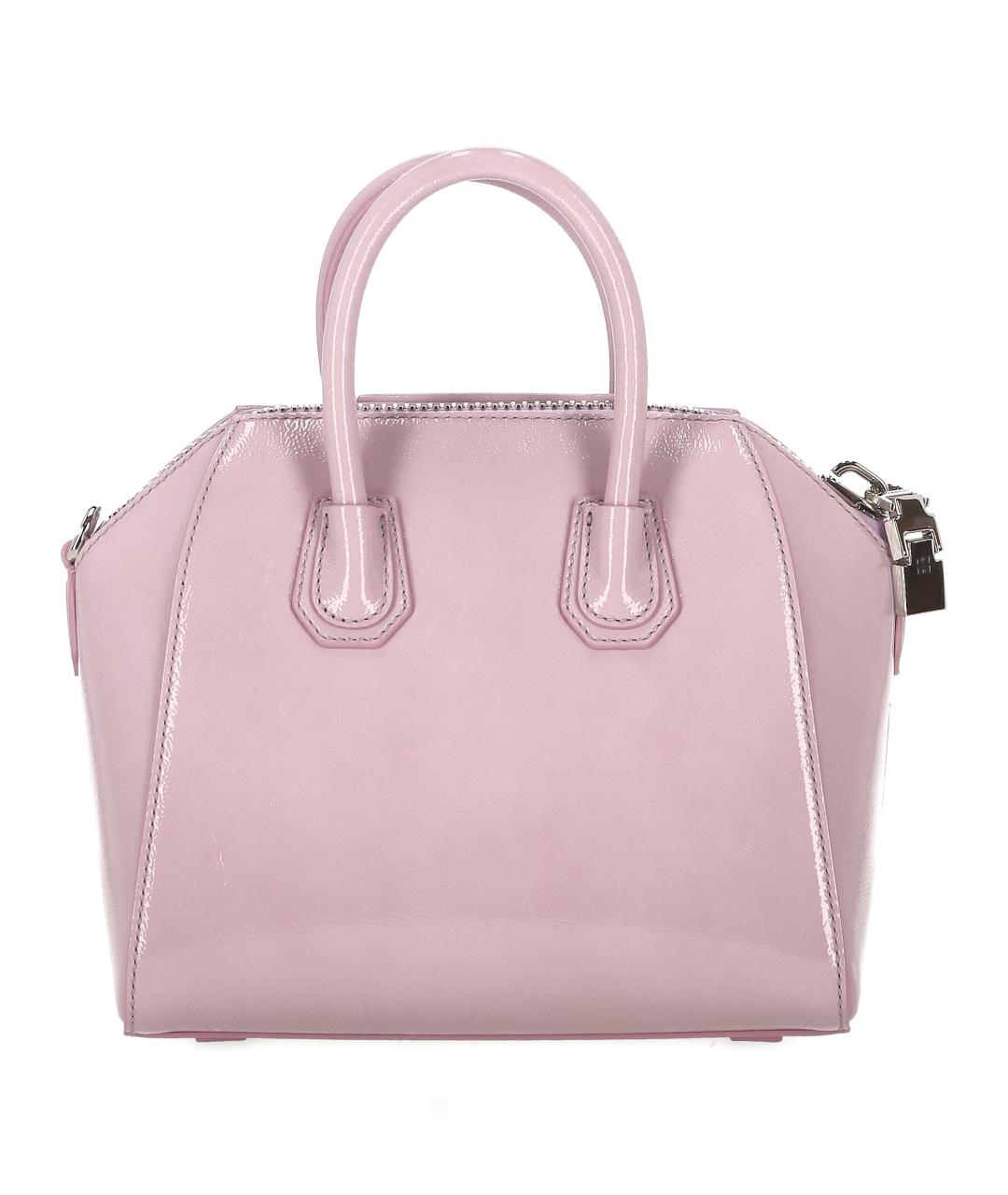 GIVENCHY Розовая кожаная сумка тоут, фото 3