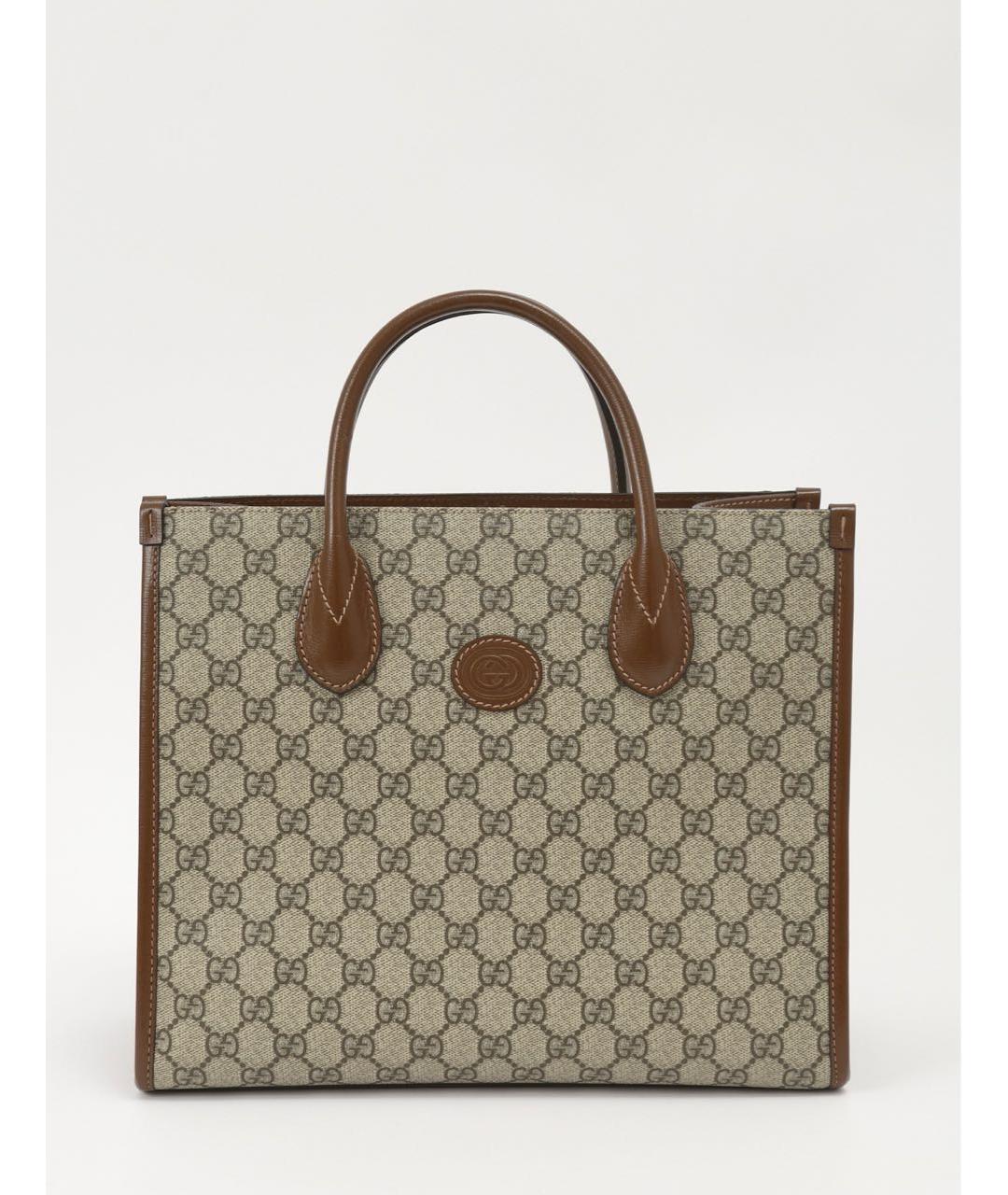 GUCCI Коричневая сумка тоут, фото 9