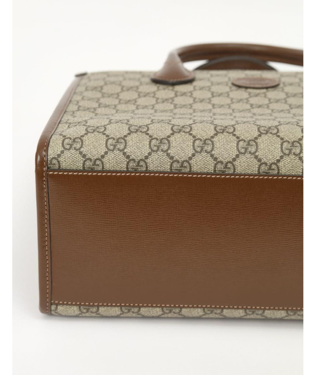 GUCCI Коричневая сумка тоут, фото 7