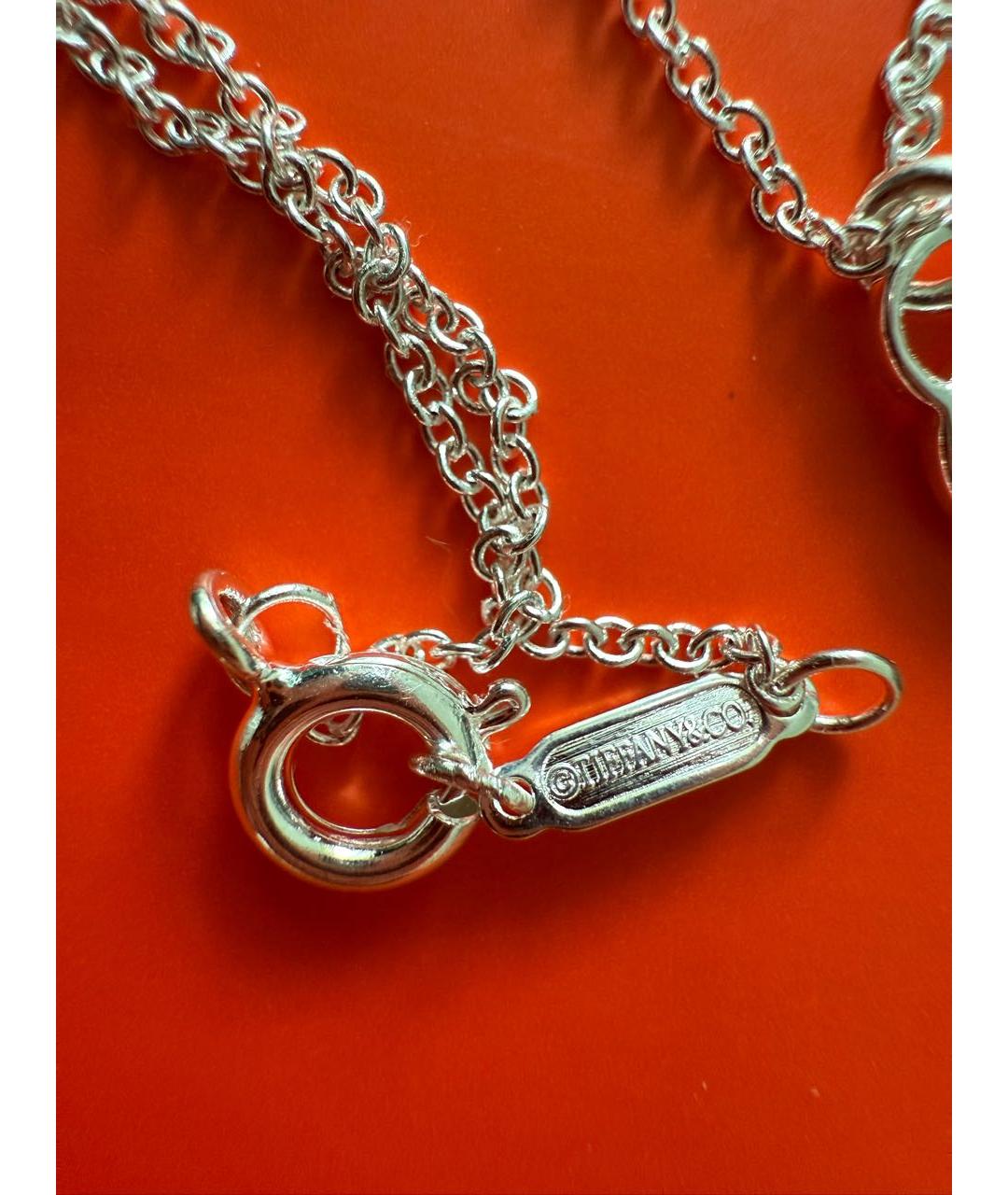 TIFFANY&CO Розовая серебряная подвеска, фото 4