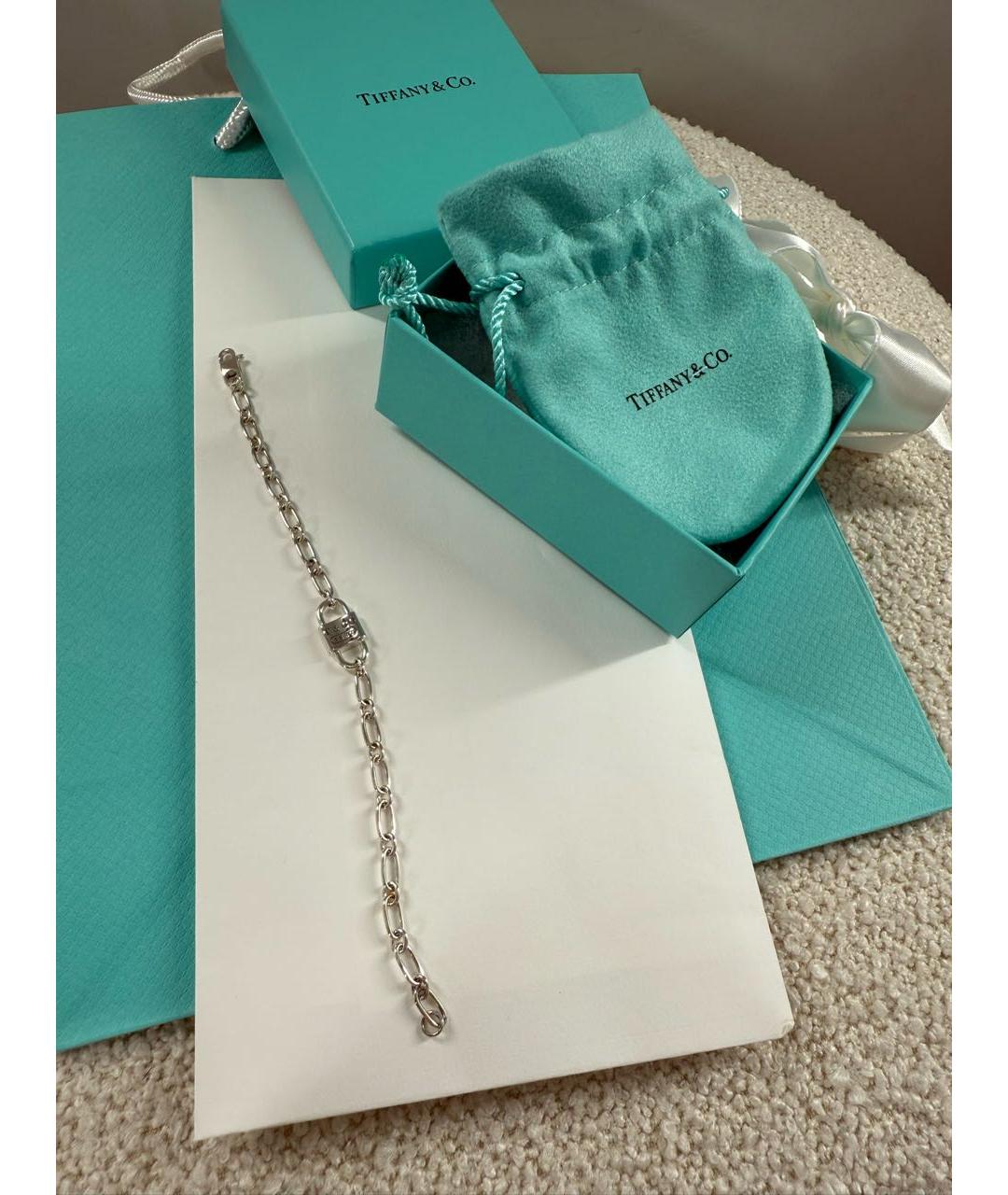 TIFFANY&CO Серебрянный серебряный браслет, фото 5