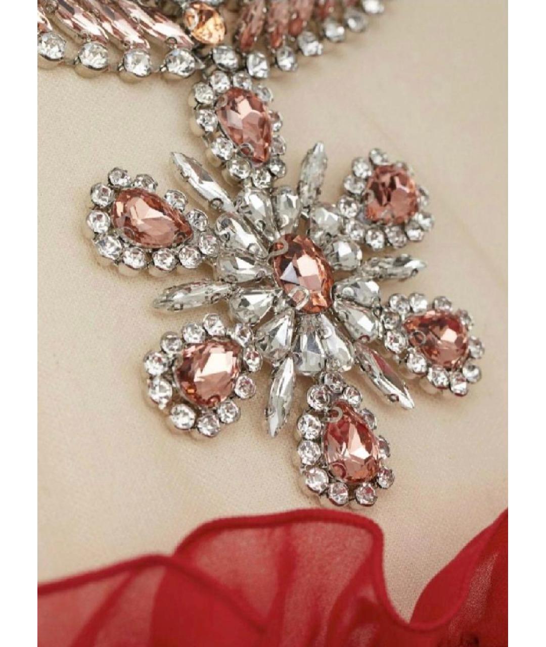 GIAMBATTISTA VALLI Красное коктейльное платье, фото 3