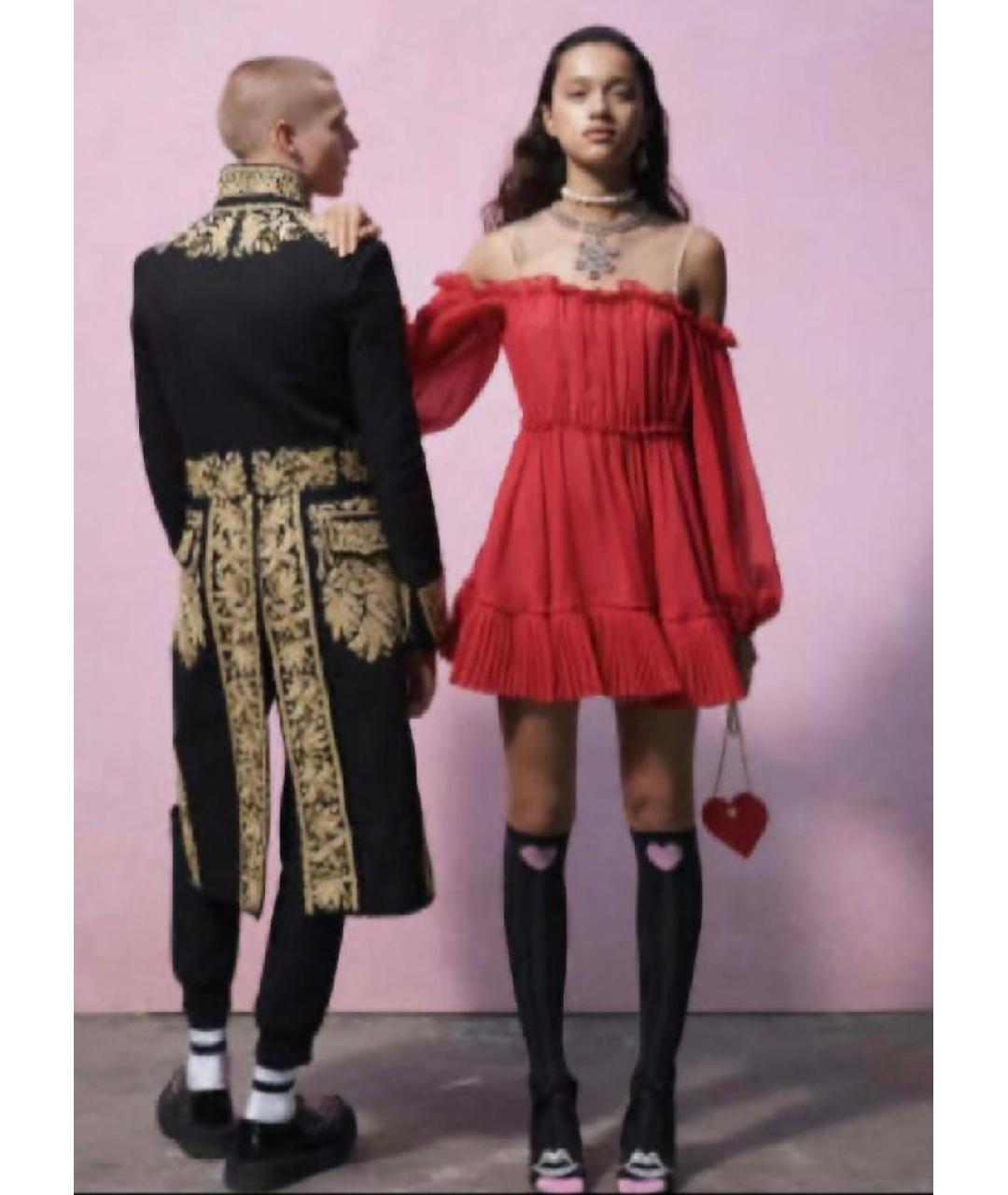 GIAMBATTISTA VALLI Красное коктейльное платье, фото 4