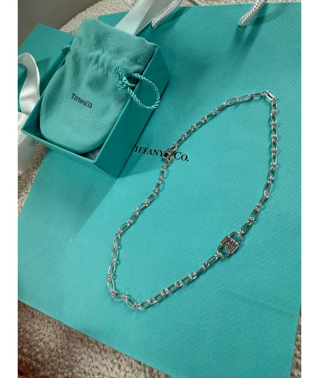TIFFANY&CO Серебряное серебряное колье, фото 2
