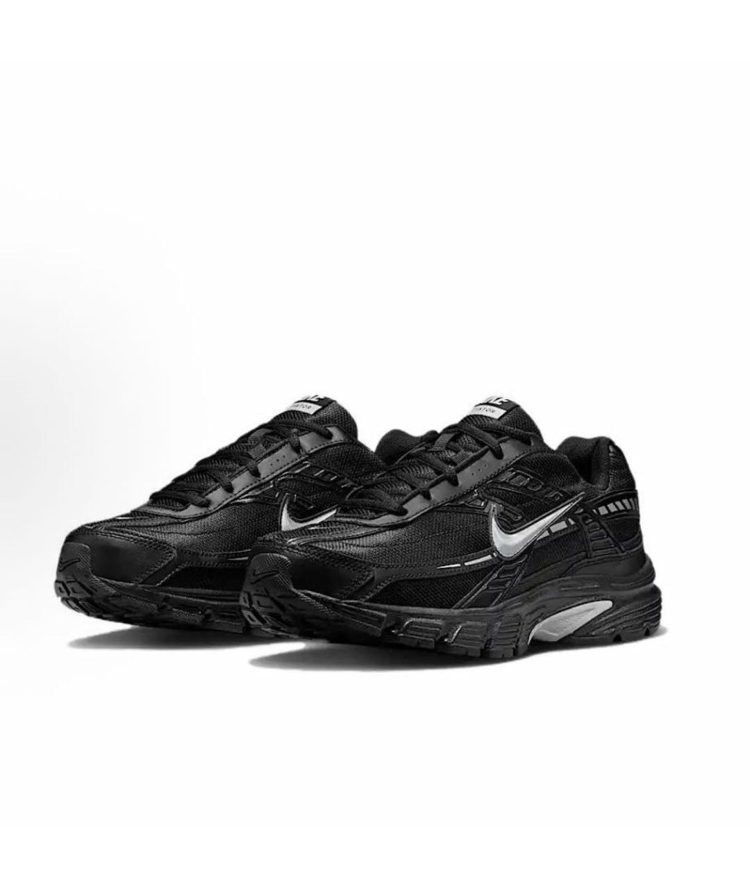 NIKE Черные текстильные низкие кроссовки / кеды, фото 2