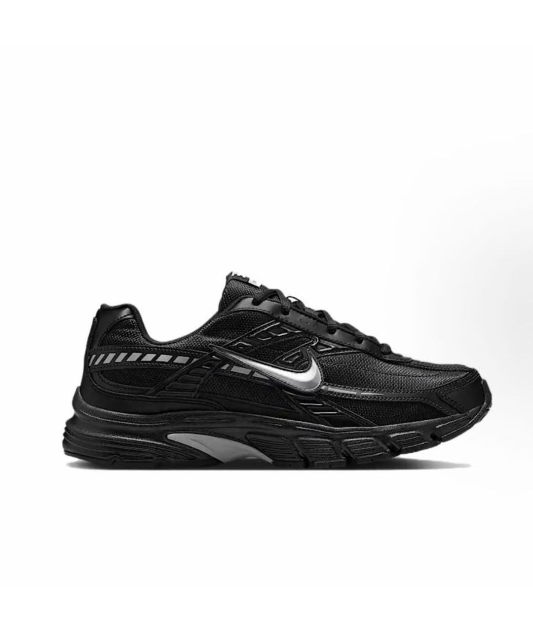 NIKE Черные текстильные низкие кроссовки / кеды, фото 9