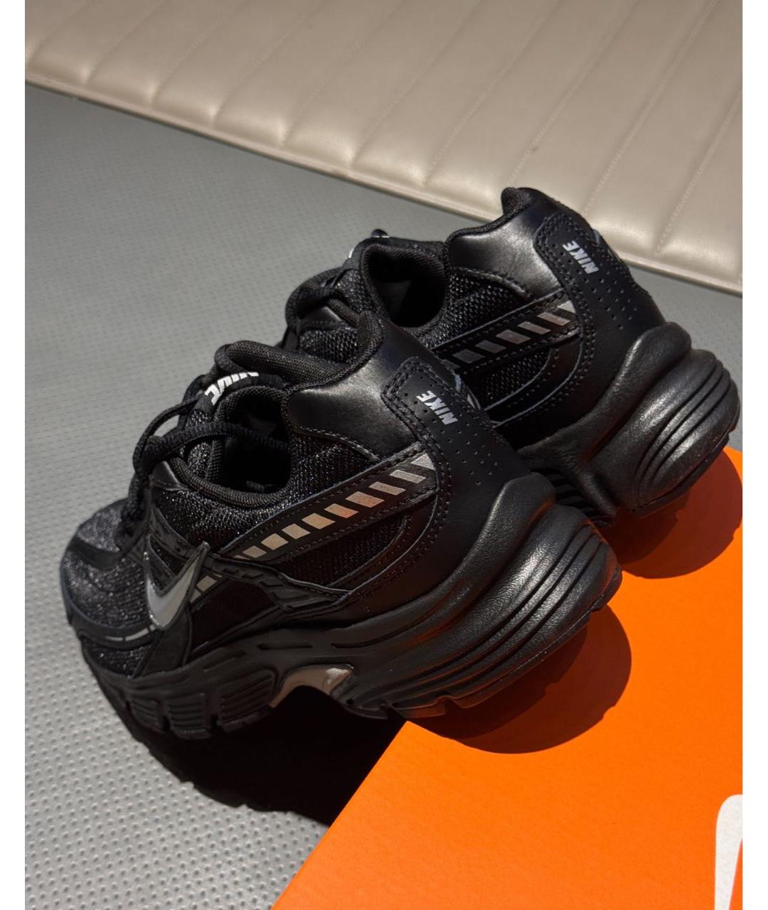 NIKE Черные текстильные низкие кроссовки / кеды, фото 7