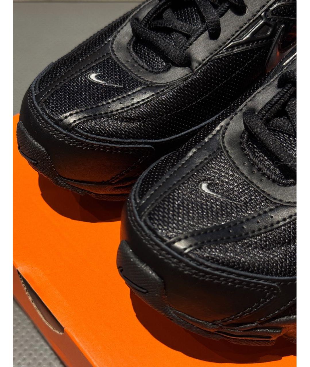 NIKE Черные текстильные низкие кроссовки / кеды, фото 6