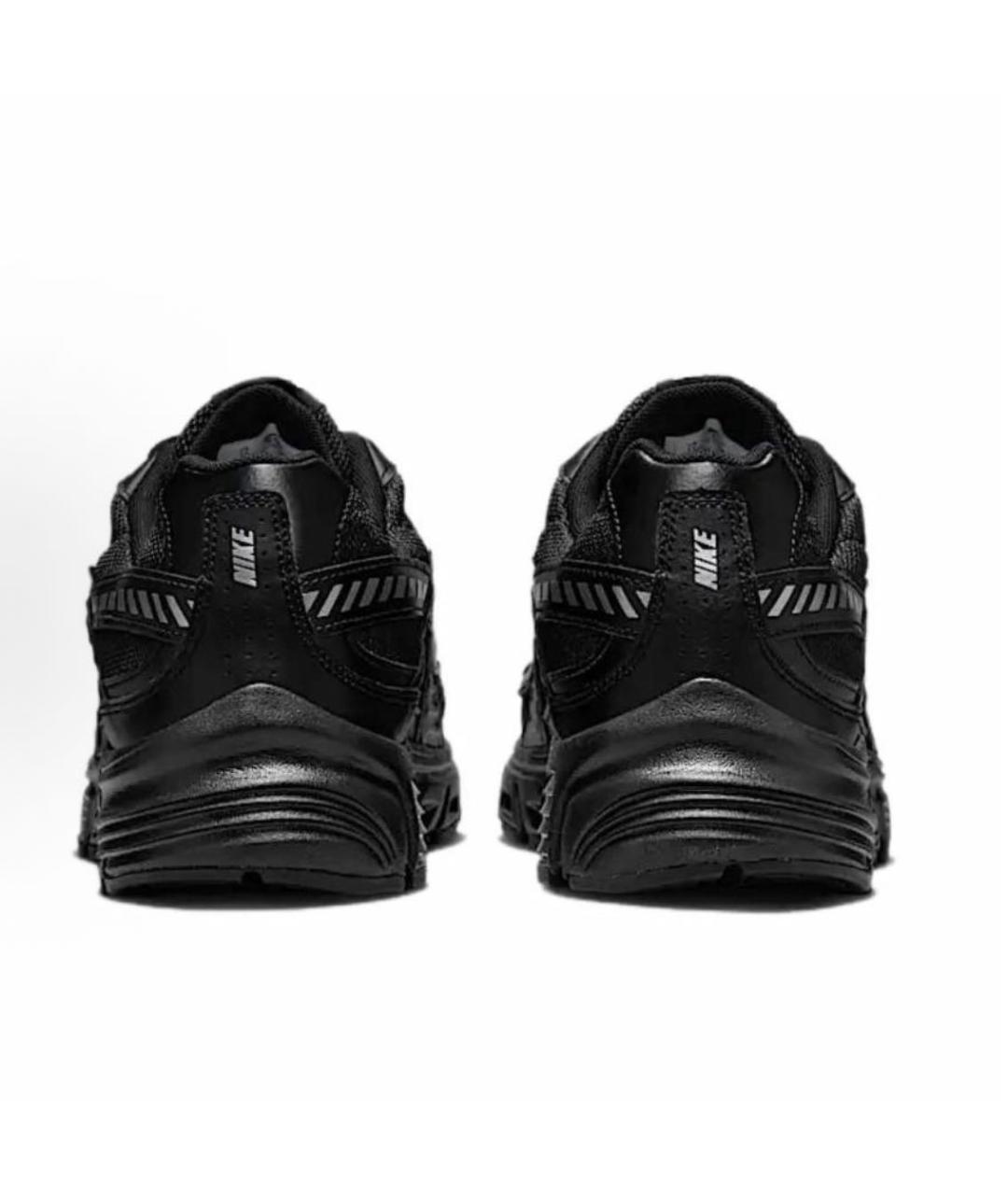 NIKE Черные текстильные низкие кроссовки / кеды, фото 4