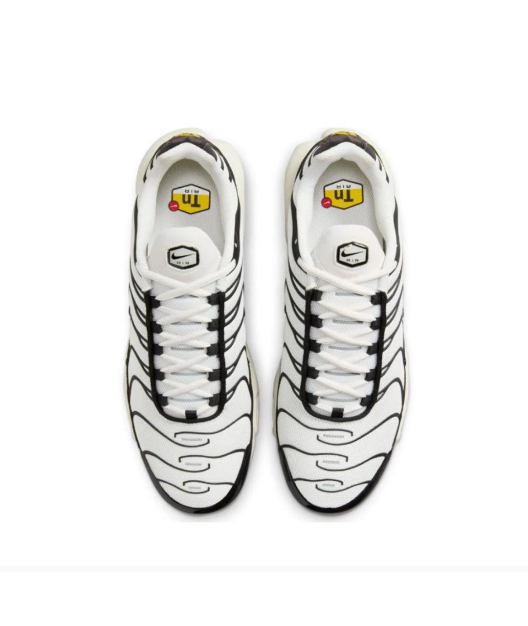 NIKE Белые текстильные низкие кроссовки / кеды, фото 4