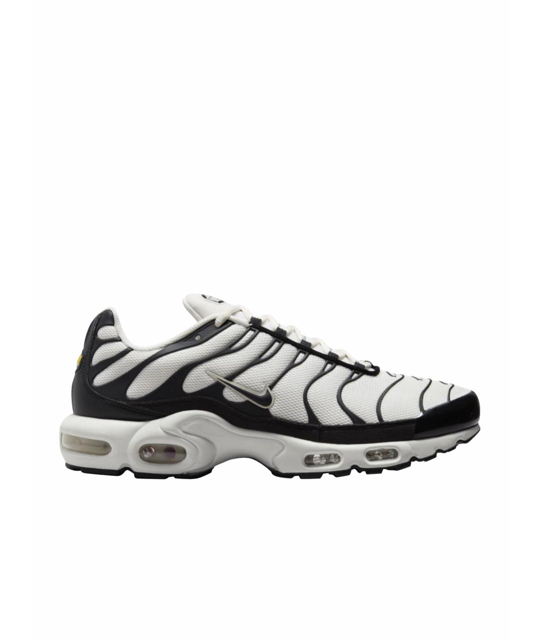 NIKE Белые текстильные низкие кроссовки / кеды, фото 1