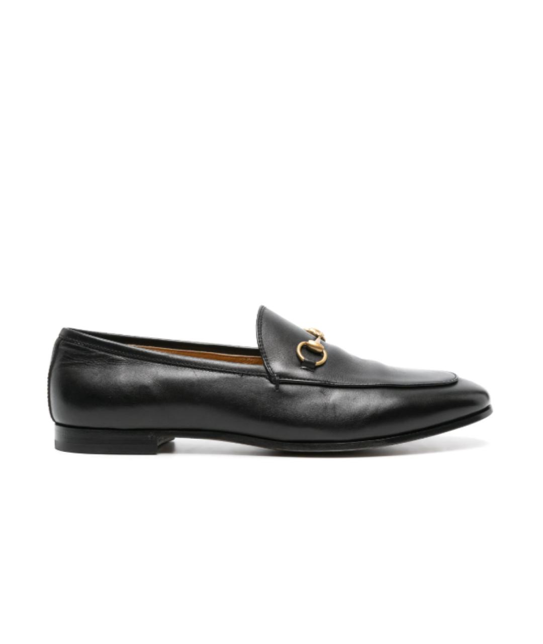 GUCCI Черные кожаные лоферы, фото 9