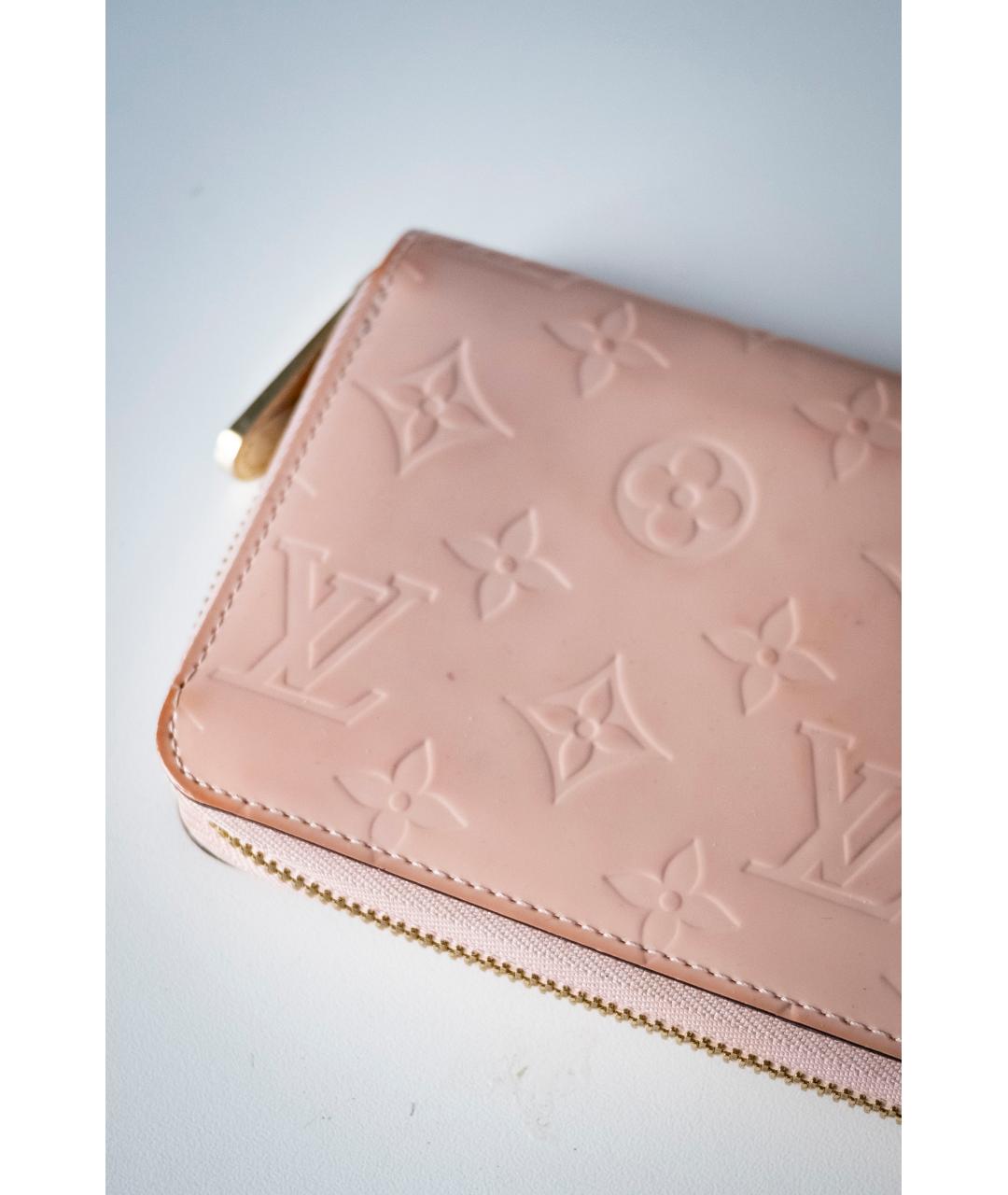 LOUIS VUITTON Розовый кошелек, фото 3