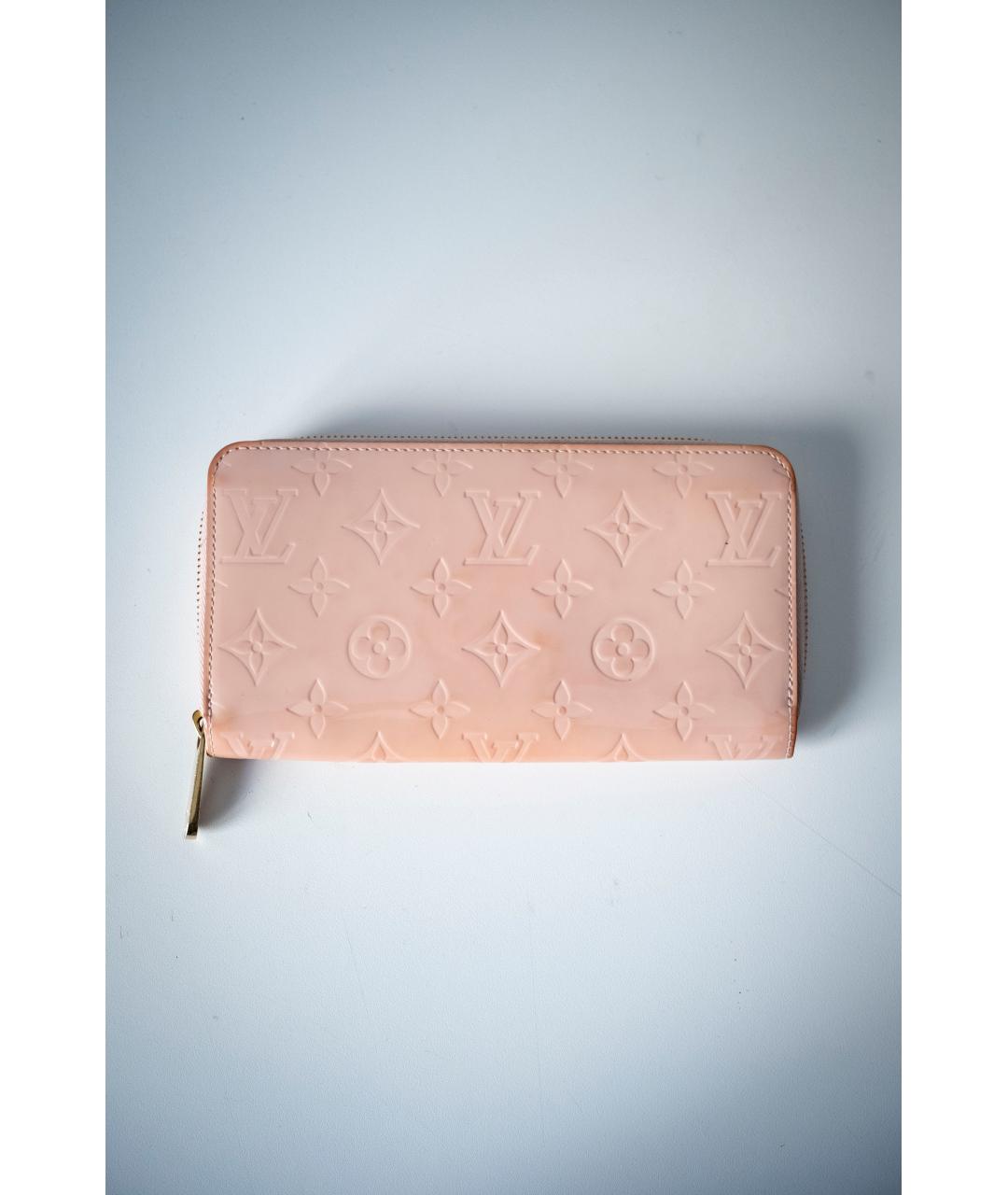 LOUIS VUITTON Розовый кошелек, фото 4