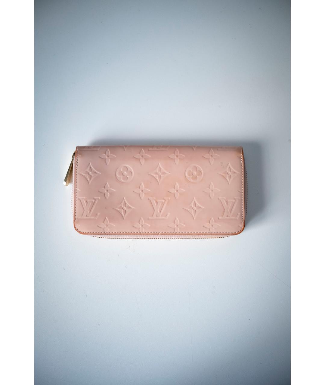 LOUIS VUITTON Розовый кошелек, фото 10