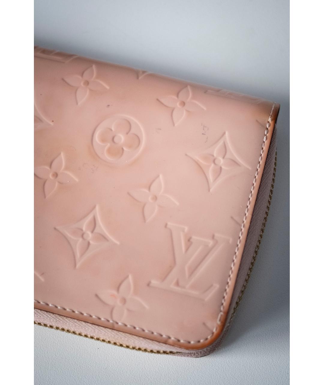 LOUIS VUITTON Розовый кошелек, фото 2