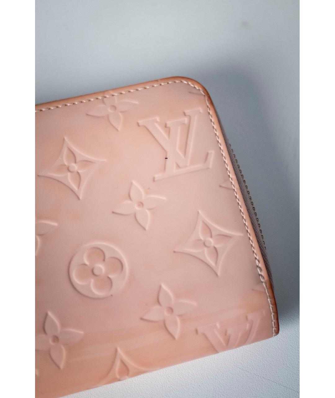 LOUIS VUITTON Розовый кошелек, фото 5