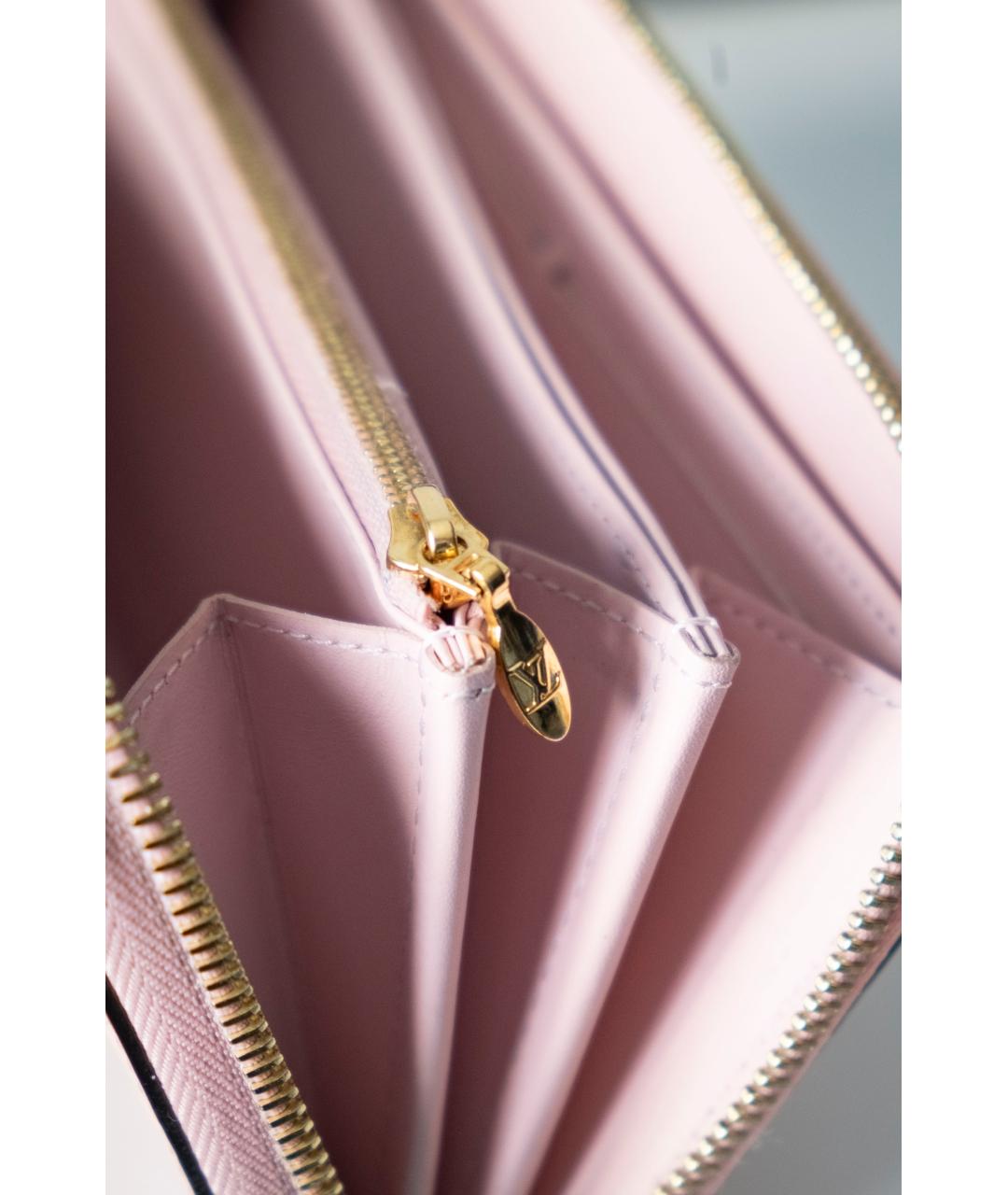 LOUIS VUITTON Розовый кошелек, фото 8