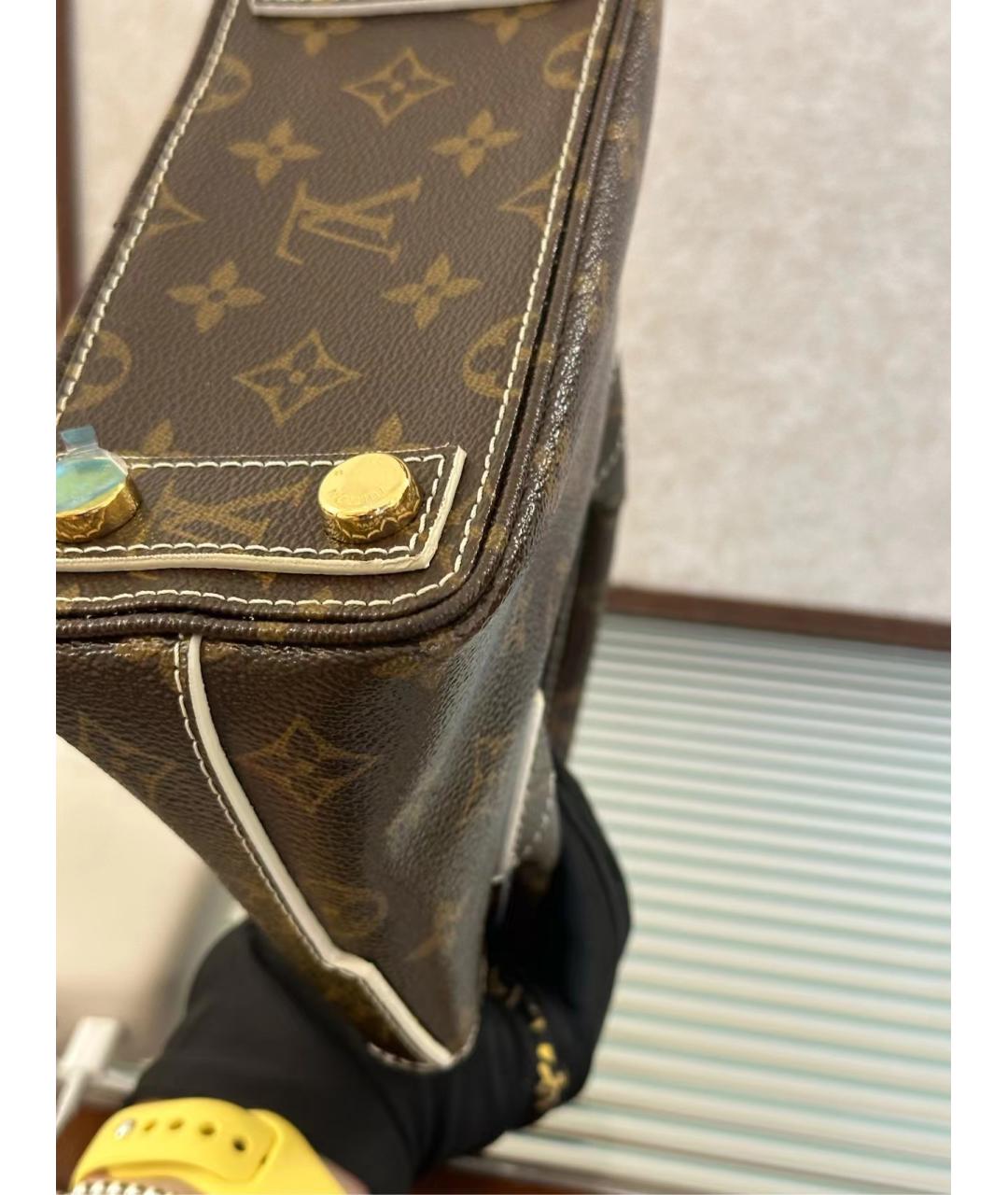 LOUIS VUITTON Коричневая сумка через плечо, фото 4