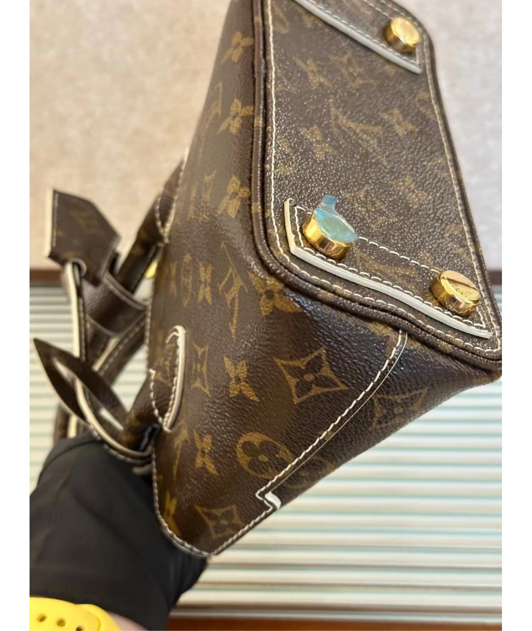 LOUIS VUITTON Коричневая сумка через плечо, фото 5