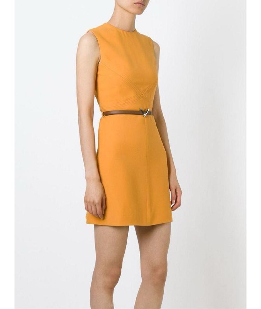 VALENTINO Оранжевое коктейльное платье, фото 3