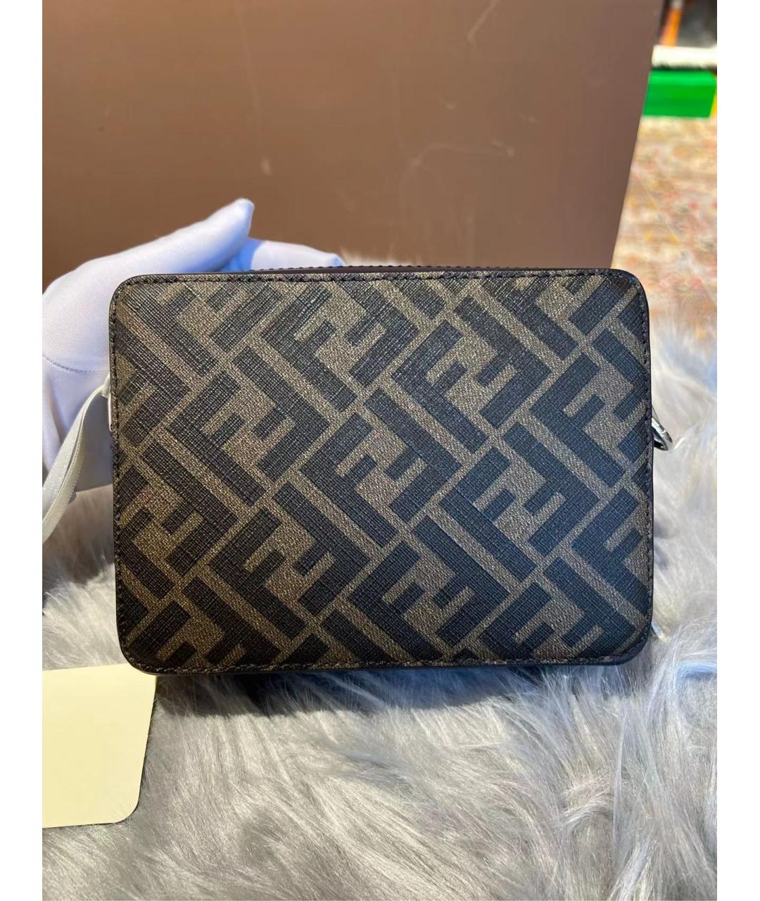 FENDI Черная сумка через плечо, фото 2