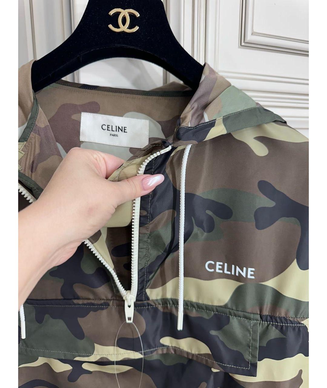 CELINE Хаки куртка, фото 4