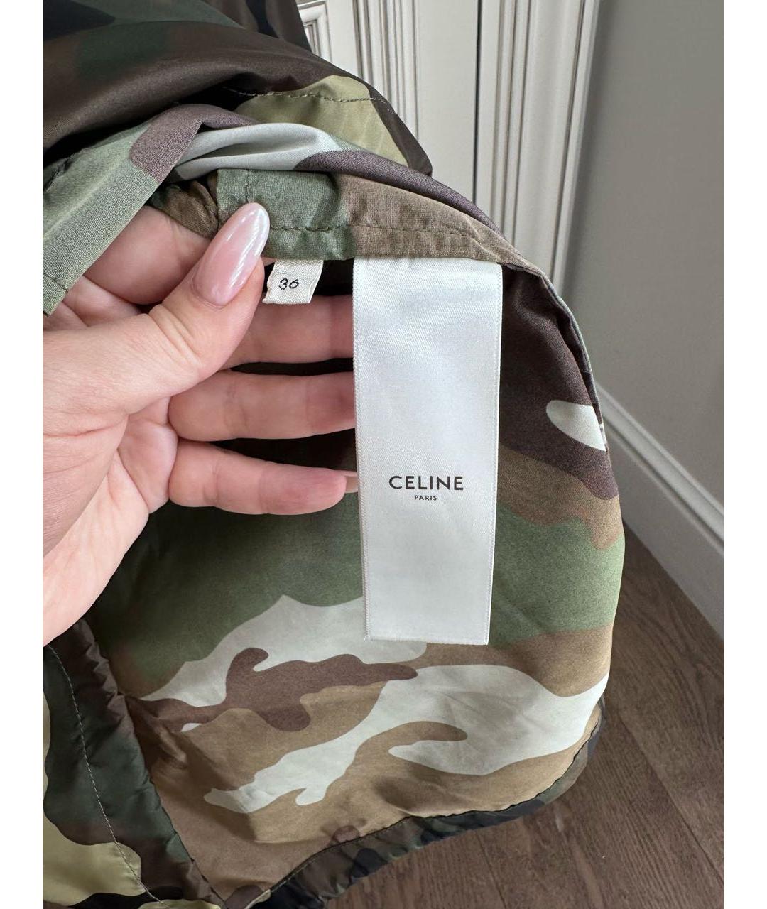CELINE Хаки куртка, фото 5