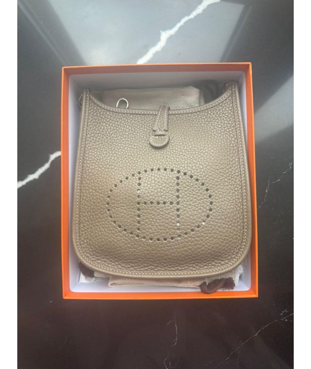 HERMES Кожаная сумка через плечо, фото 5