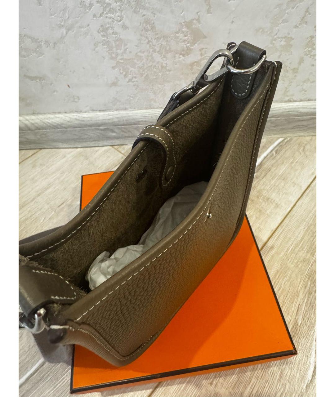 HERMES Кожаная сумка через плечо, фото 4