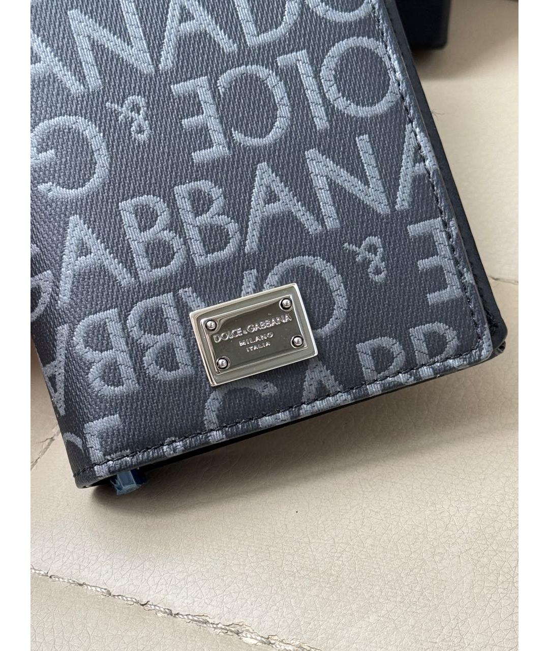 DOLCE&GABBANA Черный кошелек, фото 3