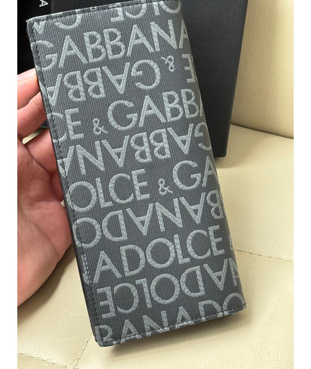 DOLCE&GABBANA Черный кошелек, фото 4