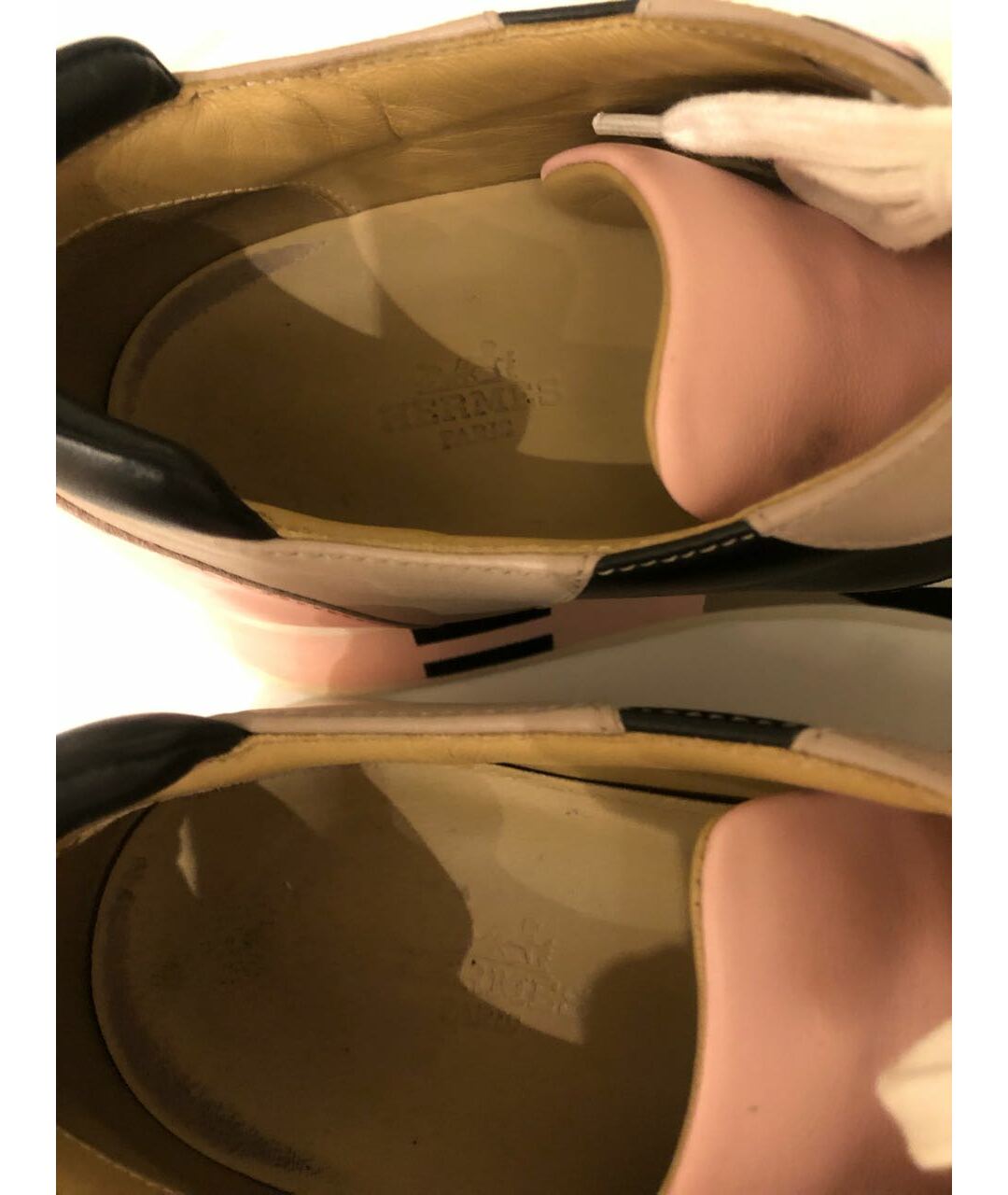 HERMES PRE-OWNED Мульти кожаные кроссовки, фото 6